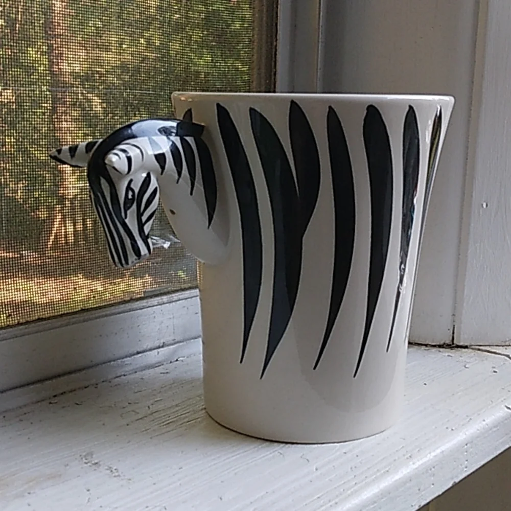 Pier 1 Zebra Mug